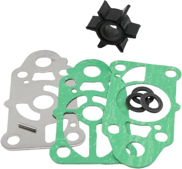 Alt view image 7 of 7 - 369-65021-1 Outboard Water Pump Impeller Kit for Nissan Tohatsu 2-3.5 HP