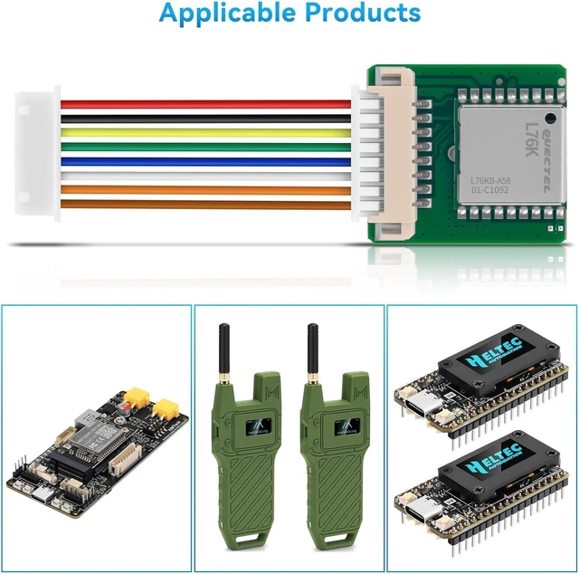 Alt view image 2 of 6 - 2PCS L76K GNSS GPS Customize Module for V4 Dev Board & Mesh Node T114 High Accuracy, Low Power, High Sensitivity, Ideal for Arduino, Raspberry Pi & Smart Safety Systems