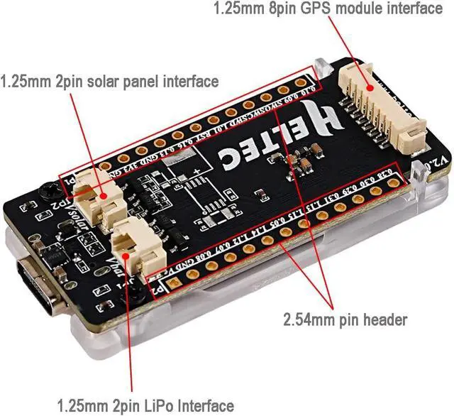 Alt view image 3 of 6 - 915MHz LoRa Mesh Node T114 V2 Dev-Board + Antenna for Meshtastic