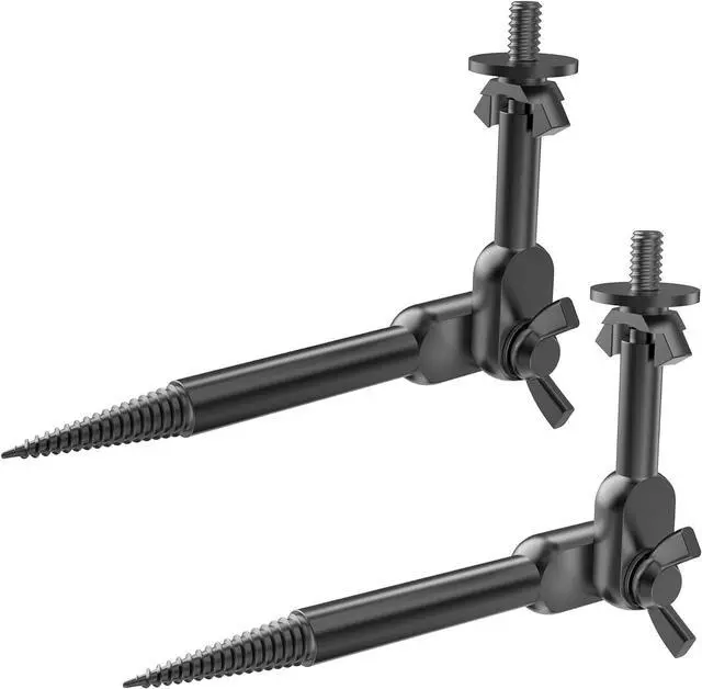 Main image of Trail Camera Mount,Game Camera Tree Mount (2-Pack),Screw in Holder for Trail Cameras,Solar Panels & Binoculars,360° Rotating Bracket with 1/4"-20 Thread,Rugged Metal Construction for Wildlife Scouting