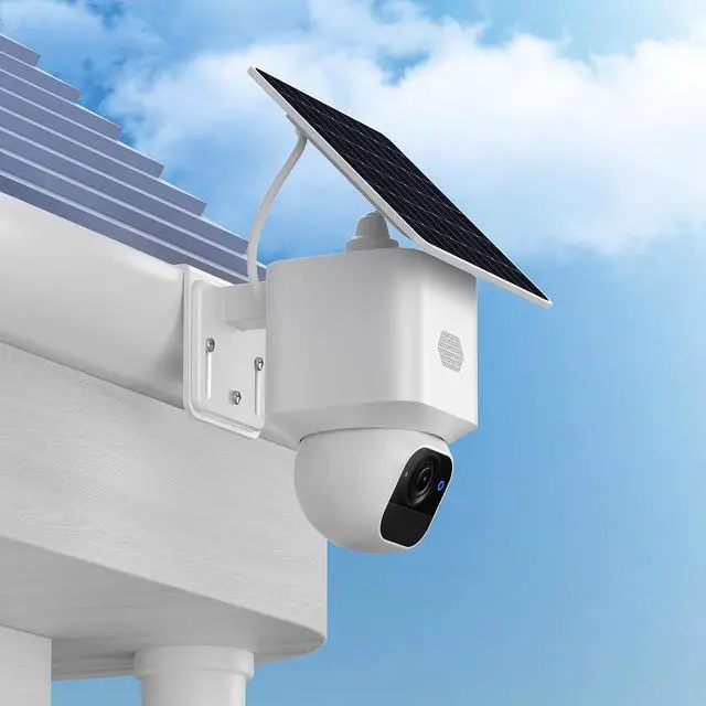 Alt view image 7 of 7 - 4 Pack Gutter Mount Bracket Compatible with Eufy SoloCam S340/E30/E42 and 4G LTE Cam S33, Stainless Steel Gutter Mount for Solar Security Camera, No-Drill Installation