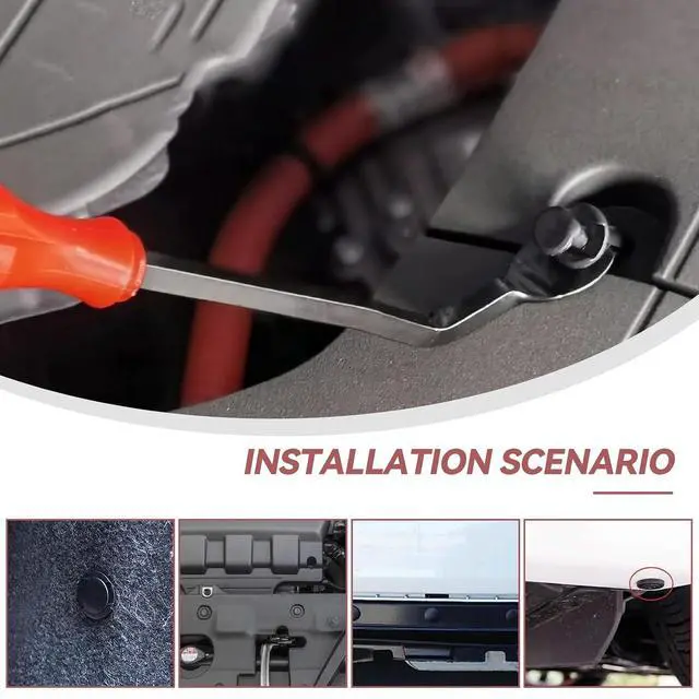 Alt view image 6 of 7 - 2080Pcs Car Retainer Clips & Fasteners Kit 33 Universal Sizes Nylon Bumper, Fender Rivets, Door Panel Clips, and Plastic Rivets with 10 Cable Ties and Removal Tool for Toyota, Ford, Benz (2080pcs)