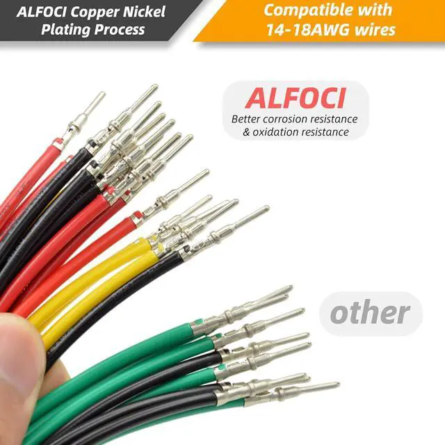 Alt view image 7 of 7 - 216 PCS DT Connector Kit with Ratcheting Wire Crimper for Deutsch Connector, 2 3 4 6 8 12 Pin Connectors Automotive Electrical Connectors With Size 16 Stamped Contacts & Accessories