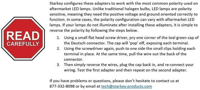 Alt view image 3 of 5 - Fog Light Wiring Adapters H10 to Deutsch Set