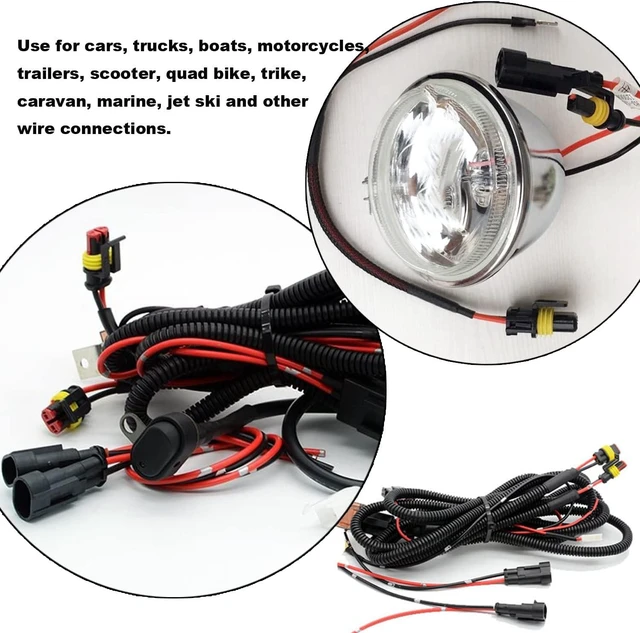 Alt view image 6 of 6 - Automotive Waterproof Wire Connector Kit with Crimper, 1/2/3/4/5/6 Pin, 64 Kit
