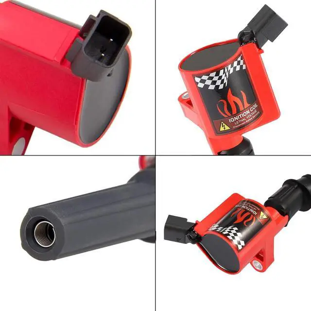 Alt view image 7 of 7 - 8 Pack Curved boot Ignition Coils & Spark Plug SP479, 15% More Energy for Ford F-150 F-250 F-350 4.6L 5.4L V8 DG508 DG457 DG472 DG491 4.6L 5.4L V8 For Lincoln Mercury Crown Victoria Expedition