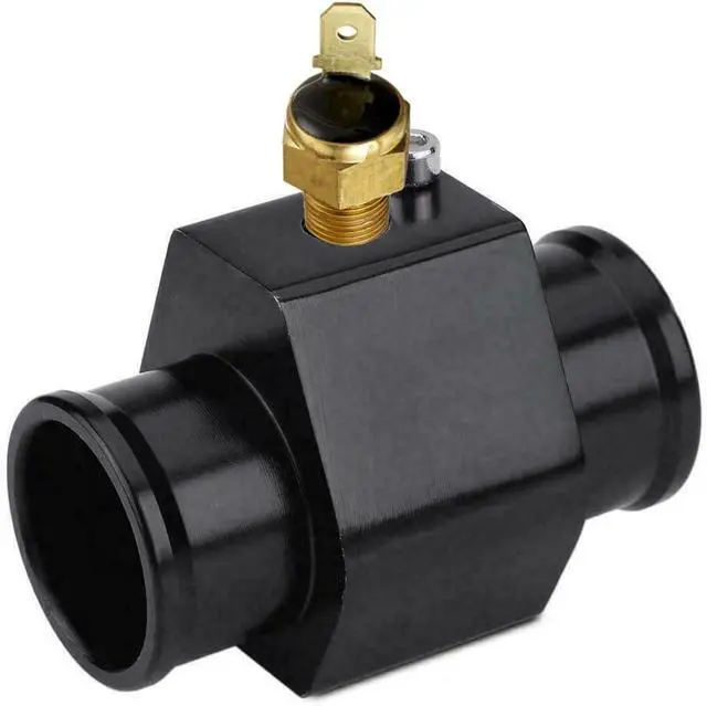 Alt view image 4 of 6 - Universal Automotive Radiator in-Line Coolant Hose Fitting Adapter 1/8in NPT Electric Fan Grounding Thermostat Sensor Switch Wiring Kit (50mm, 190'F On - 175'F Off), AV-AXXFXX