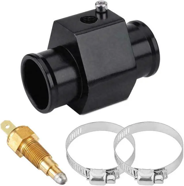 Alt view image 5 of 6 - Universal Automotive Radiator in-Line Coolant Hose Fitting Adapter 1/8in NPT Electric Fan Grounding Thermostat Sensor Switch Wiring Kit (50mm, 190'F On - 175'F Off), AV-AXXFXX