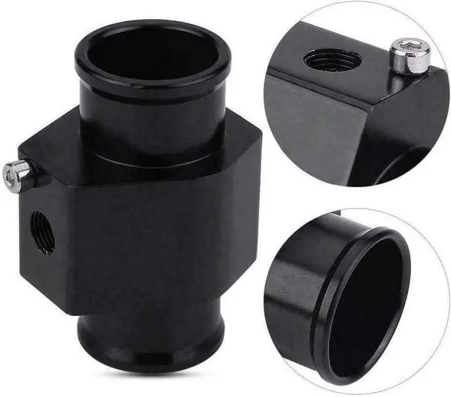 Alt view image 6 of 6 - Universal Automotive Radiator in-Line Coolant Hose Fitting Adapter 1/8in NPT Electric Fan Grounding Thermostat Sensor Switch Wiring Kit (50mm, 190'F On - 175'F Off), AV-AXXFXX