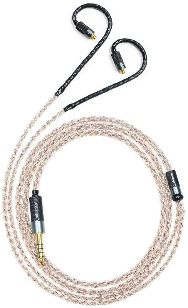 Main image of MMCX Plug 5N OFC Copper+Graphene Earphone Replacement Cables for SHURE SE846 SE535 SE425 Xelento Remote T8iE T9iE Fidue A83 Sirius MkII Dunu DK3001Pro DK4001 UE900S W60 W80 (4.4mm Plug, MMCX)