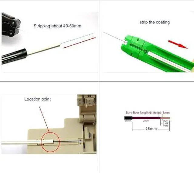 Alt view image 5 of 5 - 100pcs SC APC Fiber Optic Quick Connectors with Matched Tools Fiber Reusable Connectors Single Mode Mechanical Fast Connectors Adapter for FTTH CATV Network Instrument (APC 100pcs)