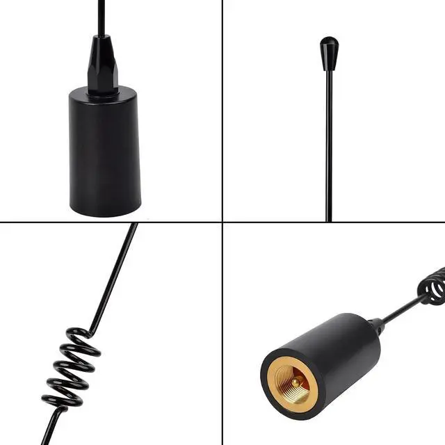Alt view image 6 of 7 - VHF Marine Antenna,156-163Mhz Low-Profile W/16.4ft(5m) RG-58 Coax Cable