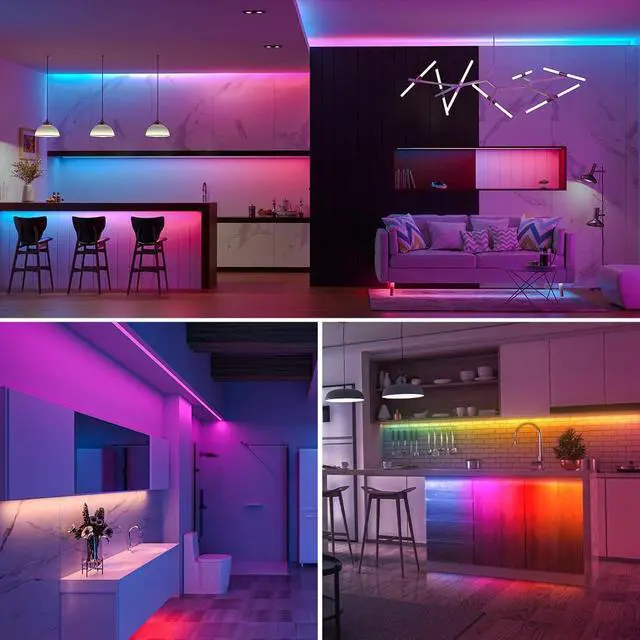 Alt view image 7 of 7 - 32.8FT WS2814 Smart IC RGBW 6000K DC24V COB LED Strip Light
