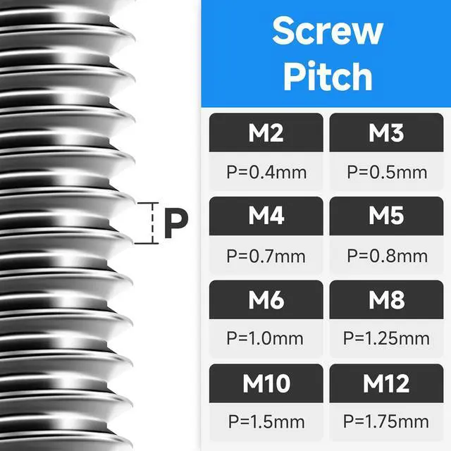 Alt view image 3 of 7 - 2200Pcs M2 M3 M4 M5 Machine Screw Assortment Kit, 304 Stainless Steel Screws, Hex Socket Head Cap Metric Bolt Assortment with Washers and Nuts for 3D Printer