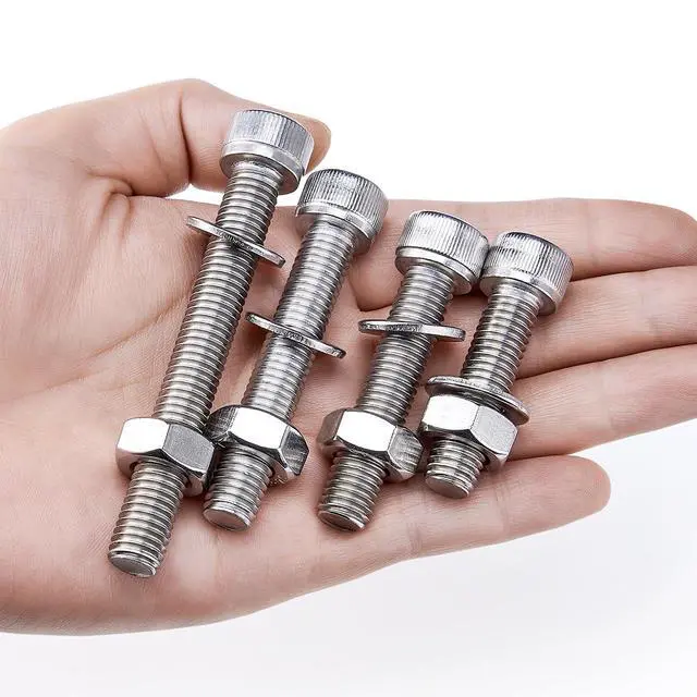 Alt view image 4 of 7 - 365PCS M5 M6 M8 M10 Metric Bolt Assortment for Precision Machinery