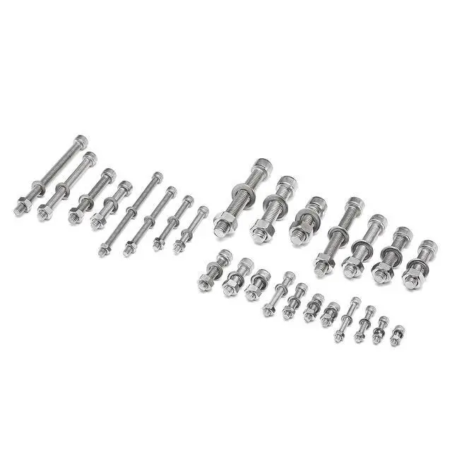 Alt view image 5 of 7 - 365PCS M5 M6 M8 M10 Metric Bolt Assortment for Precision Machinery