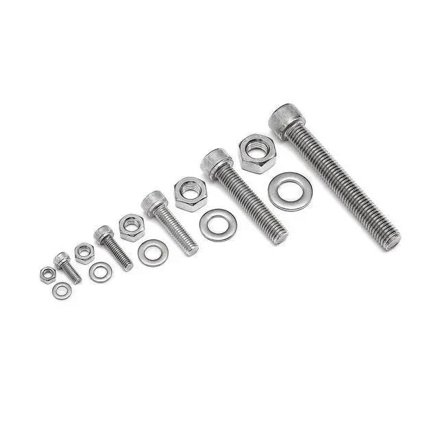 Alt view image 6 of 7 - 365PCS M5 M6 M8 M10 Metric Bolt Assortment for Precision Machinery