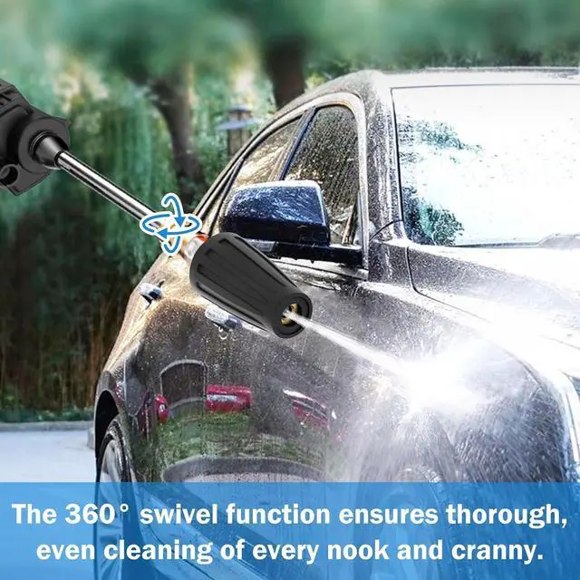 Alt view image 6 of 7 - 5 set Pressure Washer Nozzle Tips 4000 PSI 4.0 GPM Pressure Washer 1/4" & 3/8" Quick Connect with 35 Nozzle Tips Kit Multiple Degrees (0, 15, 25, 40, 65, Rinse1, Soap2) for Car Concrete Brick