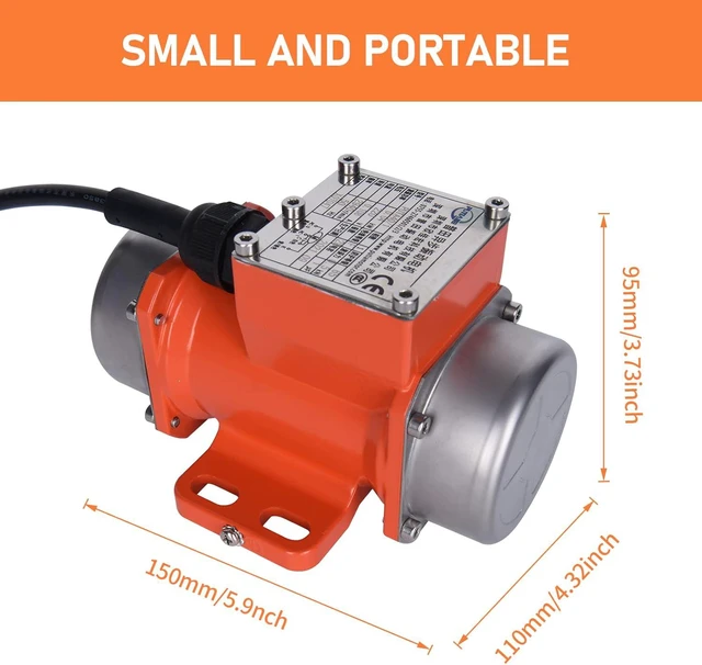 Alt view image 4 of 7 - X07 Small AC Concrete Vibrator, Screen Vibrating Single Phase 110V 60Hz 30W for Sand Shaking Table