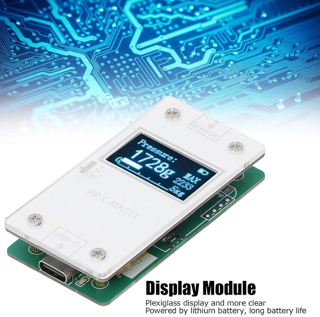 Alt view image 2 of 7 - Ultra-Thin Flexible Pressure Sensor Film with Display Module, 32x62.6x11mm Copper Clad Laminate