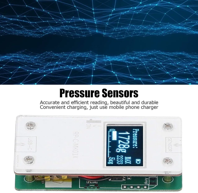 Alt view image 3 of 7 - Ultra-Thin Flexible Pressure Sensor Film with Display Module, 32x62.6x11mm Copper Clad Laminate