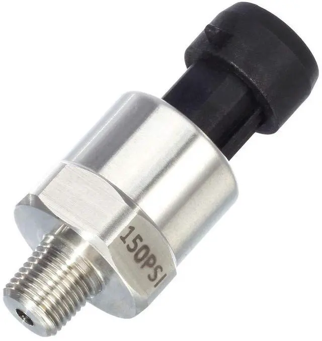 Alt view image 6 of 7 - 150 Psi Pressure Transducer/Sender/Sensor with Connector Harness 0-150 Psi Stainless Steel 1/8-27 NPT Pressure Transducer Sensor Compatible with Oil, Fuel, Air, Water