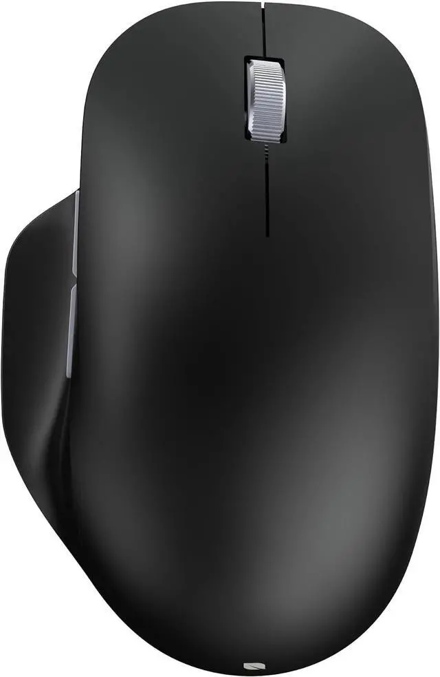 Alt view image 5 of 7 - Bluetooth Ergonomic Mouse Designed by Microsoft Two Thumb Buttons, Easy to Grip Thumb Rest, Precision Tracking, Connects 3 Devices, 15 Month Battery Life, Mac/Windows PCs/Laptops (Black)