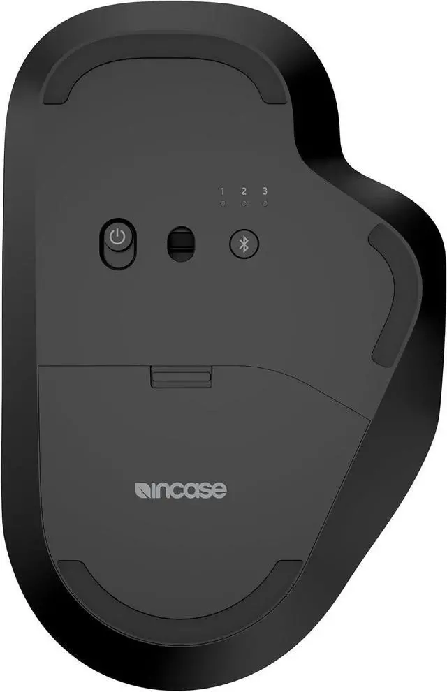 Alt view image 7 of 7 - Bluetooth Ergonomic Mouse Designed by Microsoft Two Thumb Buttons, Easy to Grip Thumb Rest, Precision Tracking, Connects 3 Devices, 15 Month Battery Life, Mac/Windows PCs/Laptops (Black)