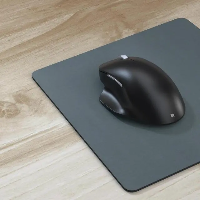 Alt view image 3 of 7 - Bluetooth Ergonomic Mouse Designed by Microsoft Two Thumb Buttons, Easy to Grip Thumb Rest, Precision Tracking, Connects 3 Devices, 15 Month Battery Life, Mac/Windows PCs/Laptops (Black)