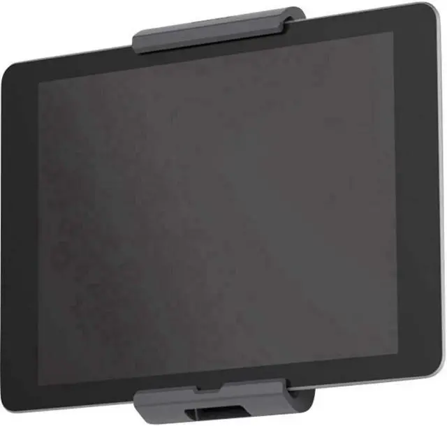 Alt view image 4 of 7 - Wall-Mounted Tablet Holder, Silver/Charcoal Gray