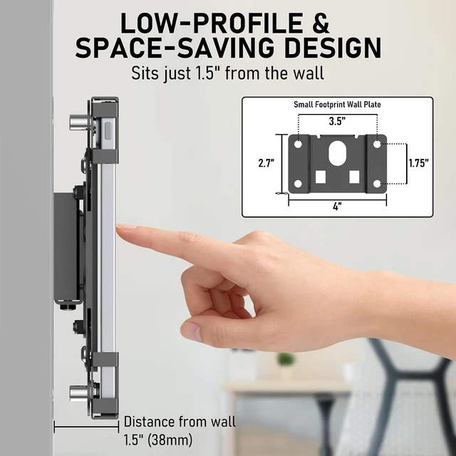 Alt view image 4 of 7 - Metal Enclosure Tablet Wall Mount, iPad Holder for Retail POS & Smart Home