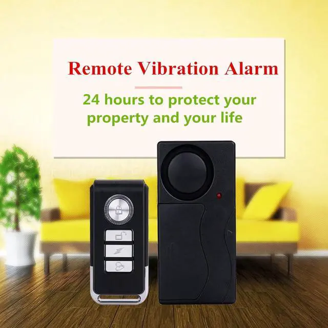 Alt view image 7 of 7 - Wireless Alarm Anti Theft Vibration Door Window Bike Car Alarm