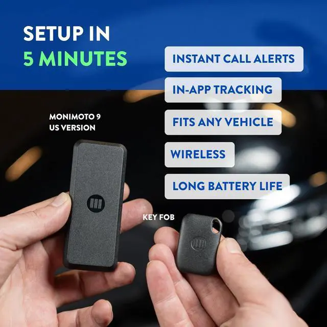 Alt view image 3 of 7 - Monimoto 9 US Version Anti-Theft GPS Tracker for Vehicles - Wireless Alarm, Waterproof and Dustproof Build, Phone Call Alerts and DIY Installation - Smart Motorcycle GPS Tracker, Boats, ATVs