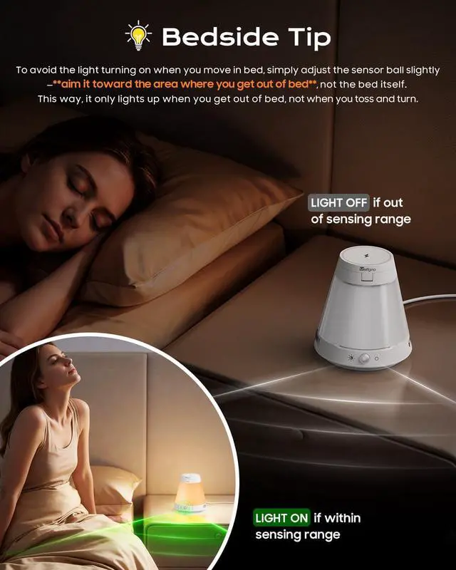 Alt view image 3 of 7 - 45W 5 in 1 for MagSafe Charger for Multiple Devices, Charging Station with Automatic Sensor/Constant Night Light, Adjustable Color, Type C & Lightning Retractable Cable for iPad/AirPods