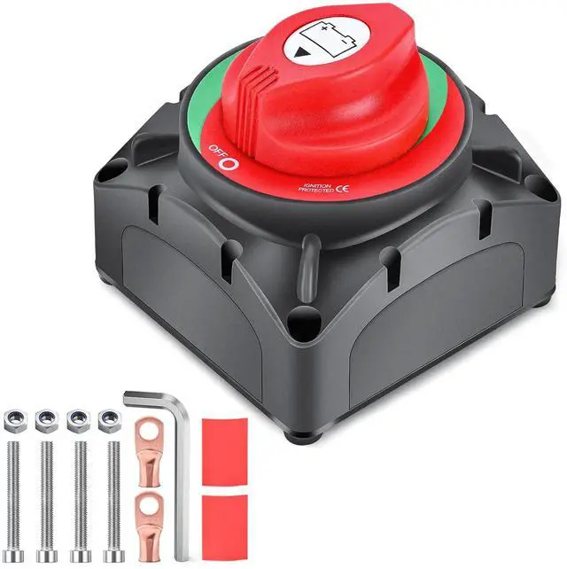 Main image of 600A High Current Battery Switch | 12V-48V ON Off Heavy Duty Battery Power Cut Master Switch Disconnect Isolator for Truck Vehicle Trailer RV Marine Boat Yacht