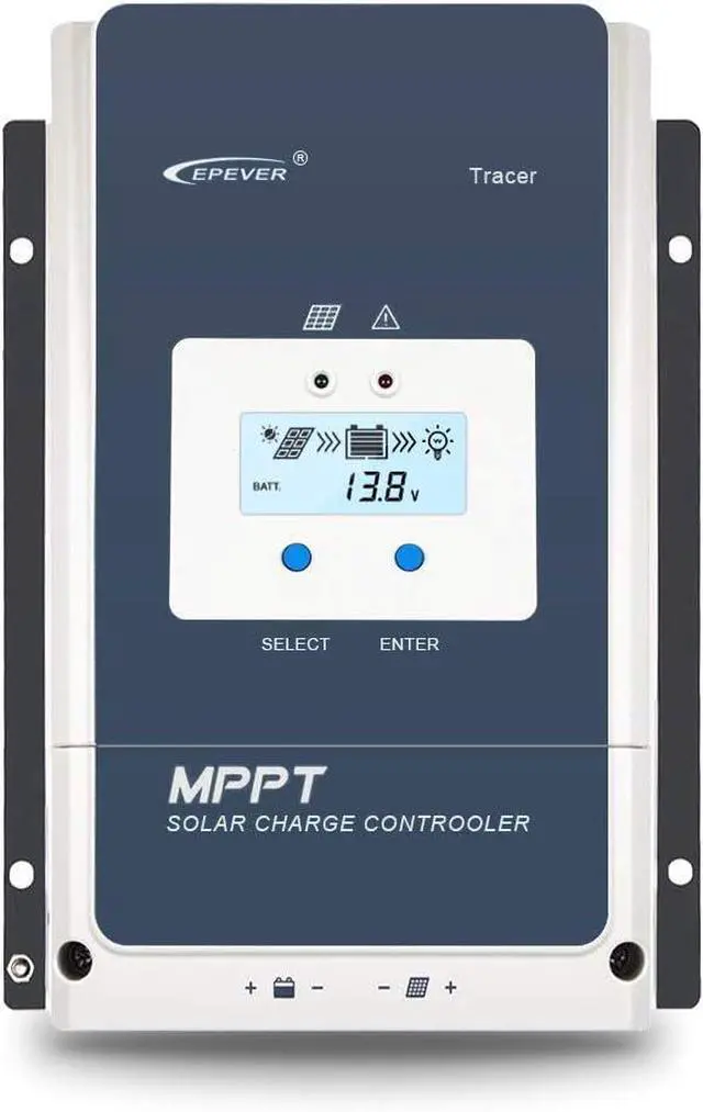 Main image of 60A MPPT Solar Charge Controller 12V/24V/36V/48V DC Automatically Identifying System Voltage Max.PV 150V Solar Panel Regulator (Tracer 6415 an)