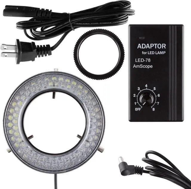 Main image of LED-78 78 LED Light Microscope LED Ring Light with Controller | LED Ring Light