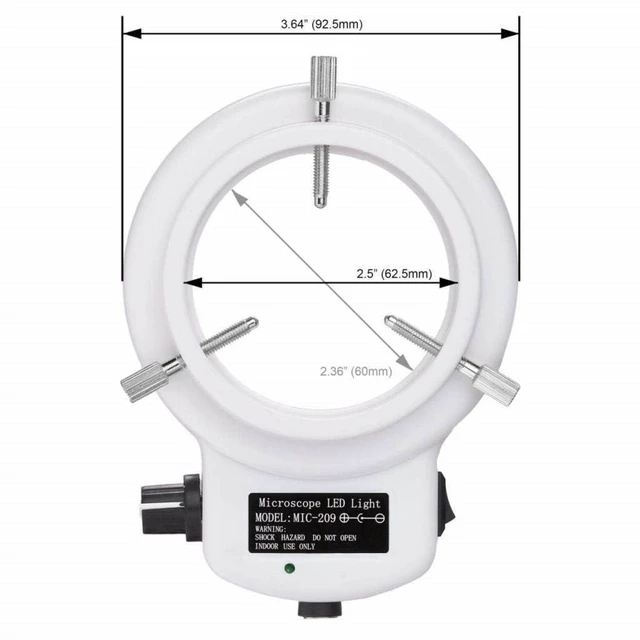 Alt view image 3 of 4 - LED-144W-ZK 144 LED Ring Light Illuminator, White