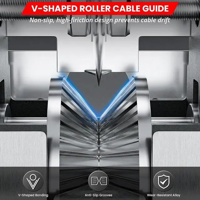 Alt view image 4 of 7 - Wire Stripper Machine, Suitable for Copper Recycling, 0.2"to 1" | Wire Stripper Machines, Dual-Mode Drive: Manual or Electric, A Total of 3 Replacement Blades