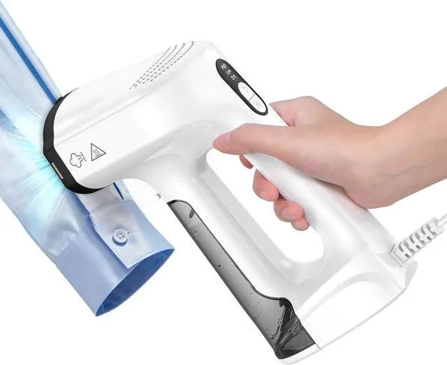 Main image of Vacuum Steamer for Clothes, 3500Pa Handheld Clothes Steamer | Steam & Dry 2-in-1 Modes, LED Display, 1200W High Power Garment Steamer, 3X Faster Wrinkle Removal Clothes Steamer, 110-120V