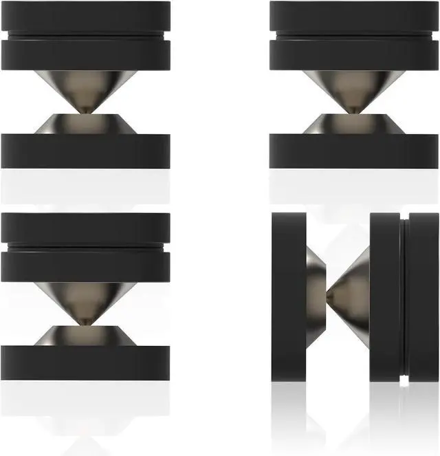 Main image of 4Pcs Speaker Spike Pad 39x39mm Audio Feet Stainless Steel Load 400KG(Black) | Speaker Pads Speaker Isolation Feet Subwoofer Vibration Pads for Speaker/Audio Equipment/Amplifier/DAC/CD/Player