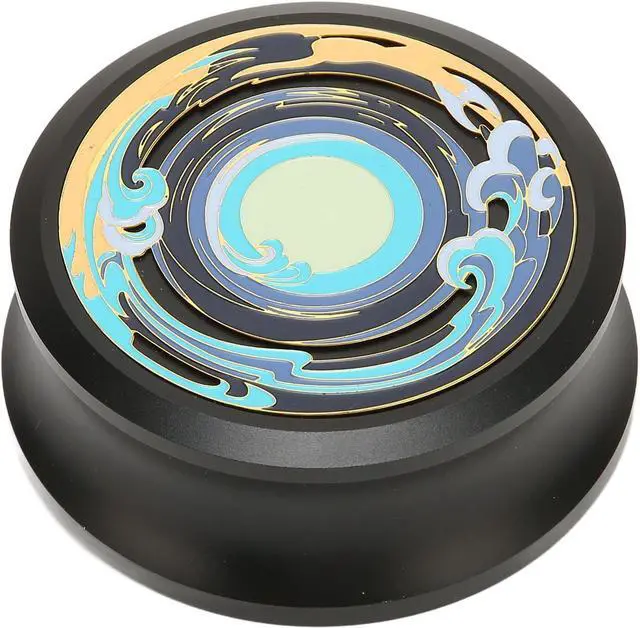 Main image of HiFi Disc Stabilizer, Record Weight Stabilizer, Professional Record Clamp Turntables Disc Stabilizer with Silicone Bottom Pad for Record Player, Vibration Damping(Black)