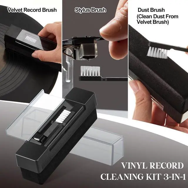 Alt view image 3 of 7 - 26.8 Ounce/ 760 Gram Record Weight Stabilizer with Brush Gift Box,Silver | Turntable Clamp Heavy Weight High Mass Steel Lp Disc Vinyl Record Player Accessory for Vibration Damping Christmas Favor Gift