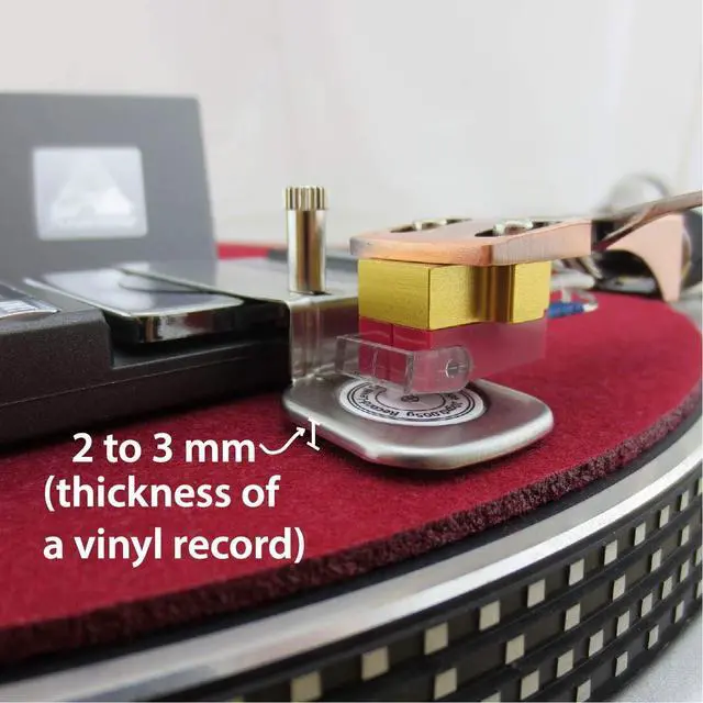 Alt view image 2 of 7 - Precision Record Level Digital Turntable Stylus Force Scale Gauge for Tonearm Phono Cartridge VTF, 0.005g Resolution (Graphite)