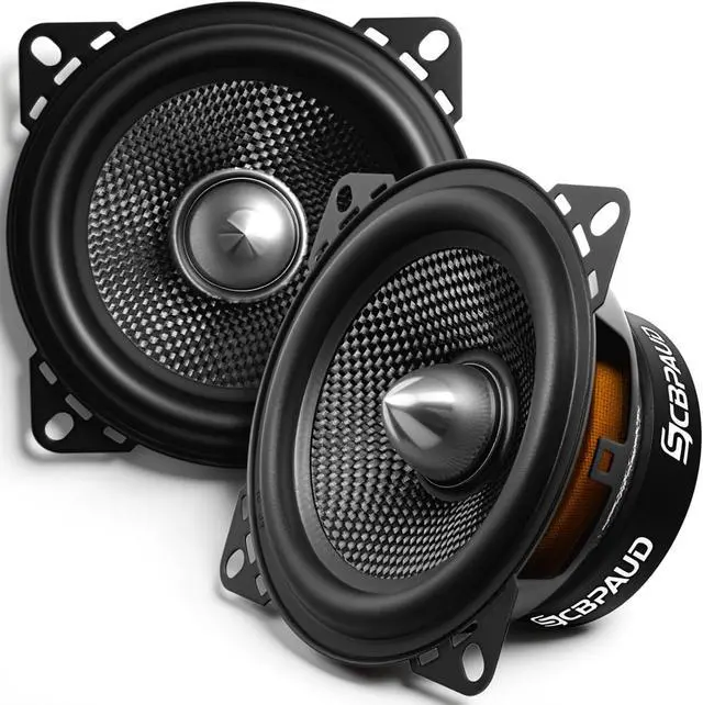 Main image of 4 Inch Car Speakers 300W, 4 Ohm Mid-Bass Audio Speaker with Carbon Fiber Cone, High Sensitivity, Easy Installation High-End Auto Audio System2 Pack