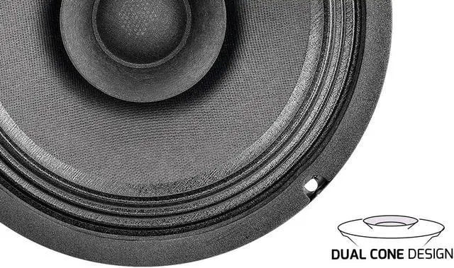 Alt view image 4 of 7 - 8FR250 8 Inch Full Range Speaker, 8 Ohms, 250 Watts Continuous Program Power, 125 Watts RMS Power, 93.5 dB, Full-Range Driver Loudspeaker for Pro Audio Systems (Single)