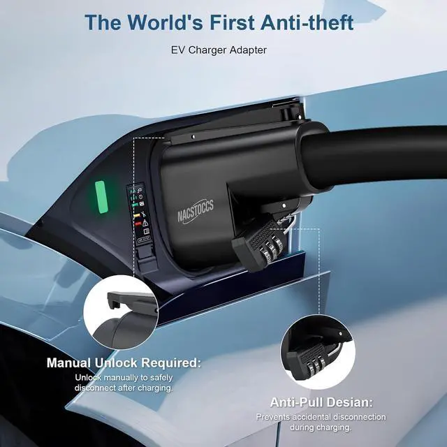 Alt view image 2 of 7 - Electric Vehicle Charging Adapter Compatible with Tesla Supercharger, Fit for Rivian,Ford,GM EVs for Tesla Supercharger to CCS1 Charger Adapter, Max 500A 1000V Fast Charge