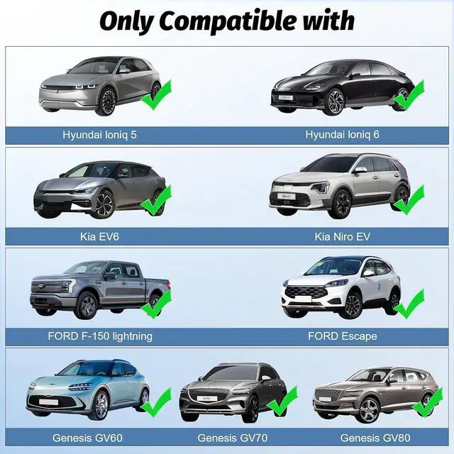 Alt view image 4 of 7 - V2L Adapter Compatible with Hyundai IONIQ 5 & IONIQ 6, Kia EV 6. Power Your Devices by Using Your Car Battery, for Camping, Emergency Use