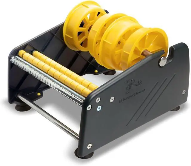 Main image of Excell LD-619 Economy Lightweight Label Dispenser (6.5" Wide, 1"/3" Core) | Lightweight plastic dispenser with 4 suction cups. Fits multi-roll labels up to 6.5" (1"/3" core). Pull-and-take easy peel