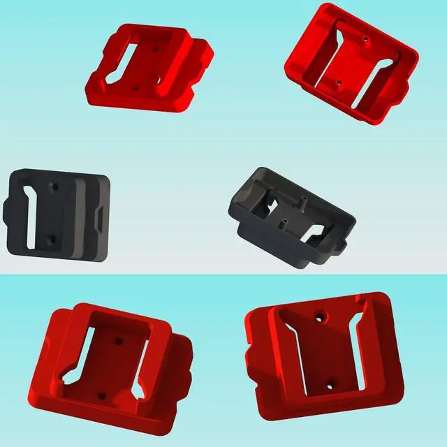 Alt view image 5 of 5 - Battery Holder for Milwaukee M18 18V Battery, 30Packs | No Battery, Wall Mount Batteries Storage, For Wall, Work Van, Shelf, Toolbox